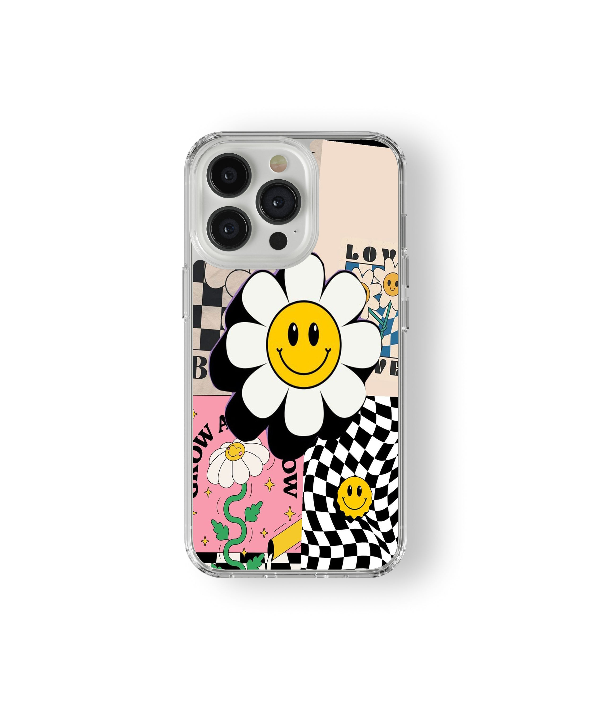 Smiley Chaos Y2K Collage phone case