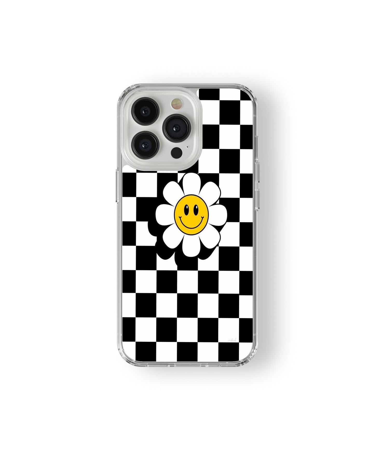 Checkered Smiley Minimal Core phone case