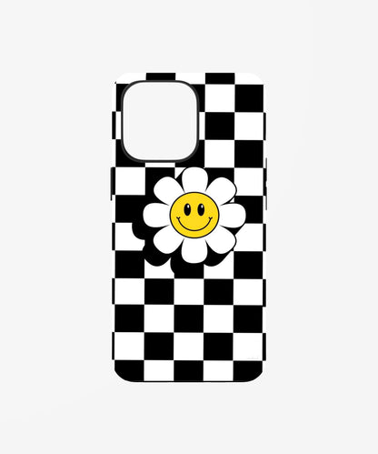 Checkered Smiley Minimal Core phone case