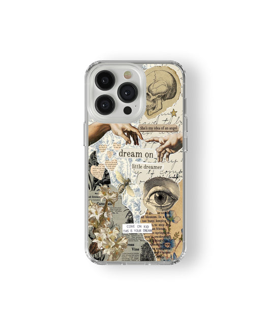 Dream On Vintage Collage Aesthetic phone case