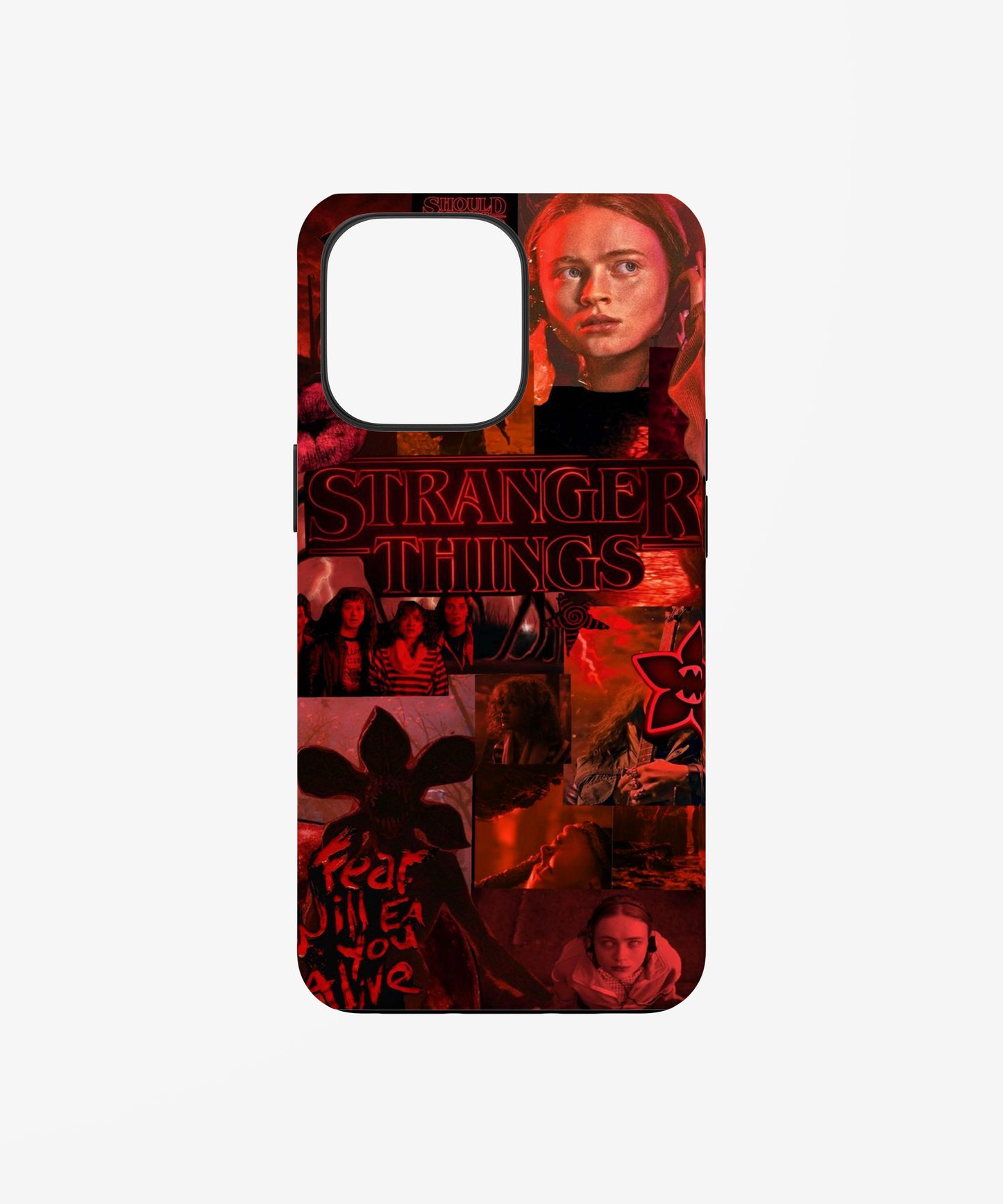 Stranger Things Red Fearcore Aesthetic phone case