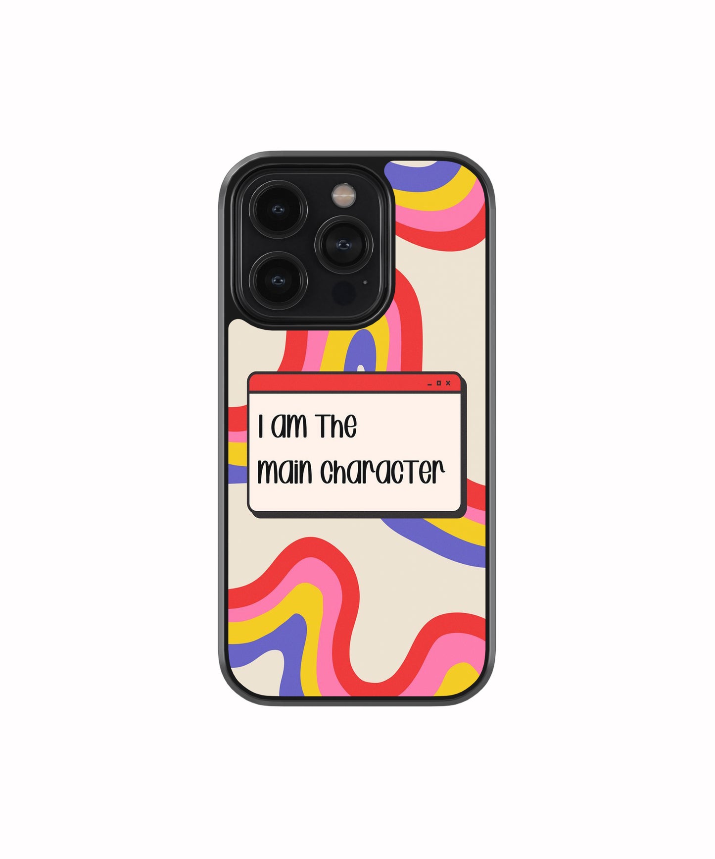Main Character Energy Retro Pop phone case