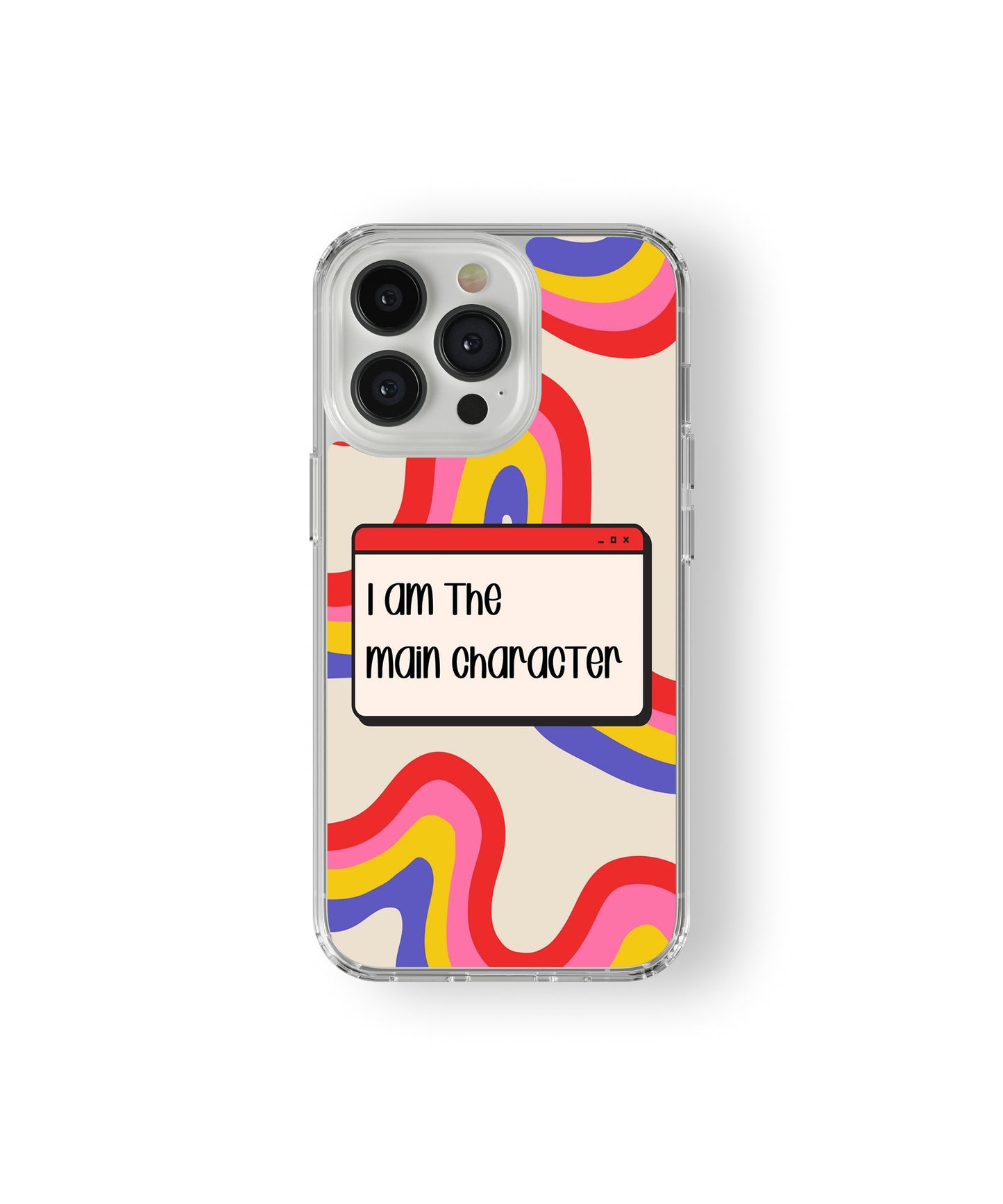 Main Character Energy Retro Pop phone case