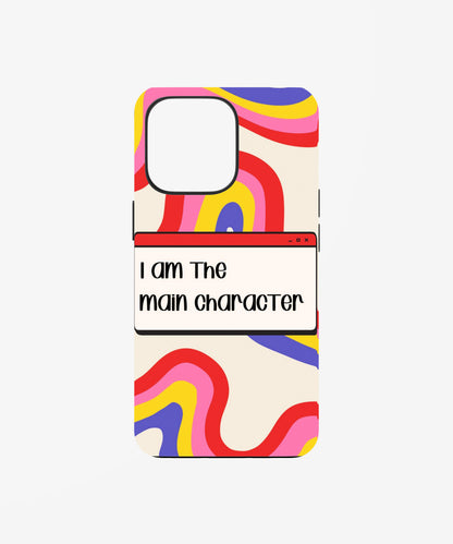 Main Character Energy Retro Pop phone case