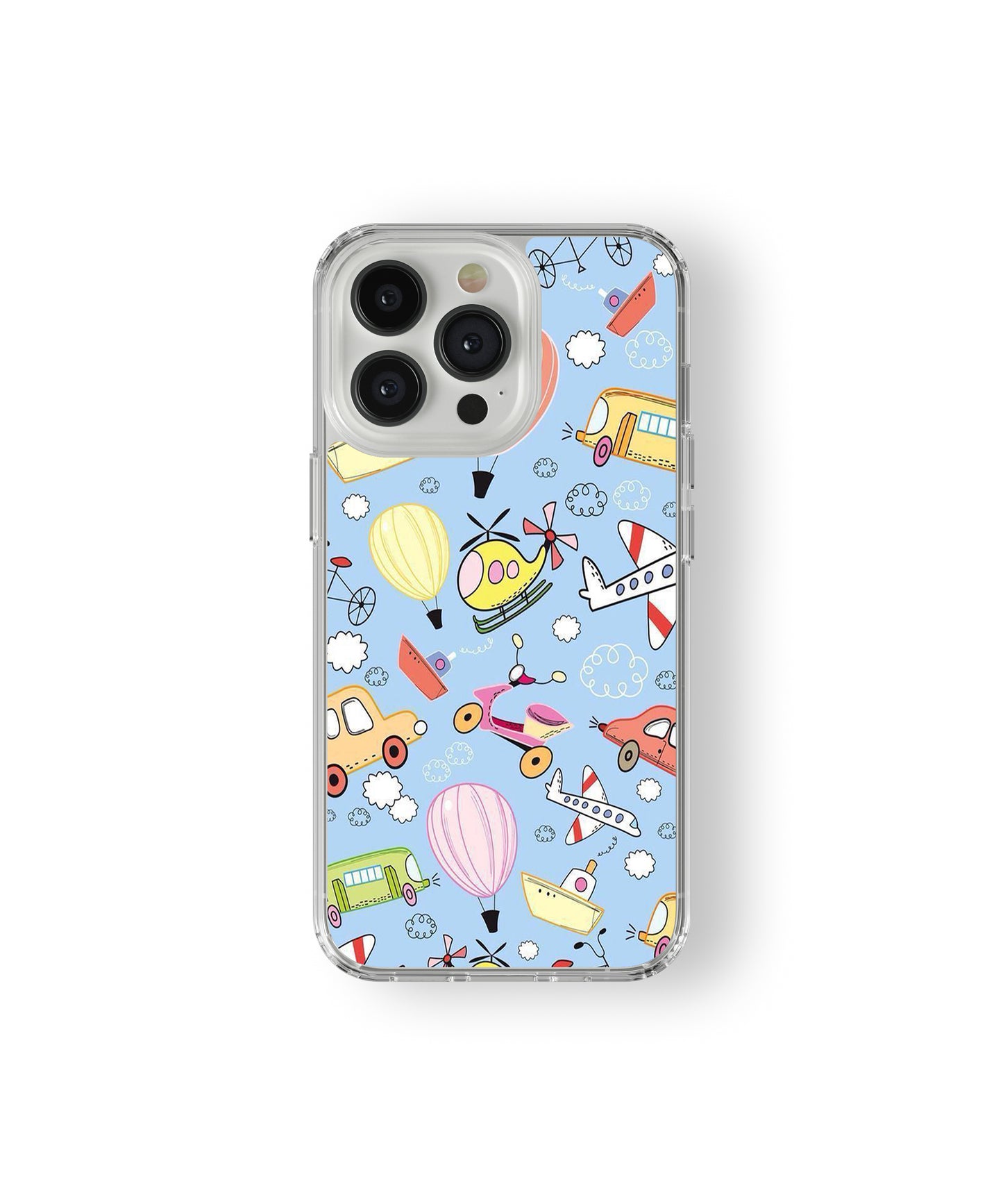 Playful Travel Doodle Cute Core phone case