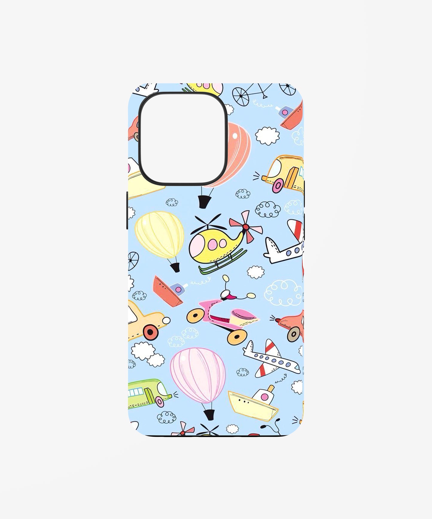 Playful Travel Doodle Cute Core phone case