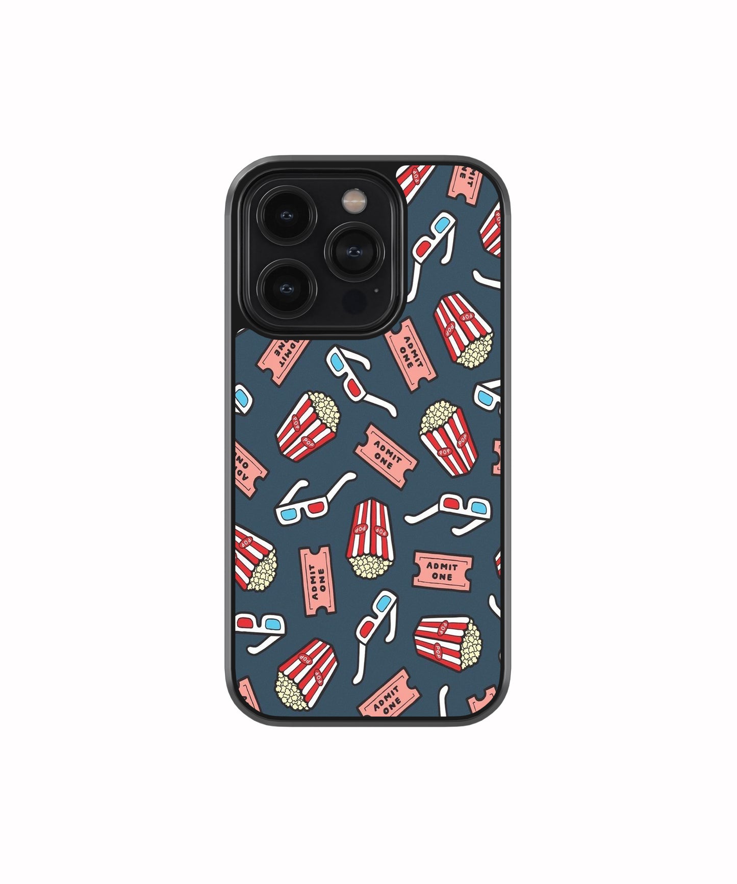 Movie Night Popcorn Pattern phone case