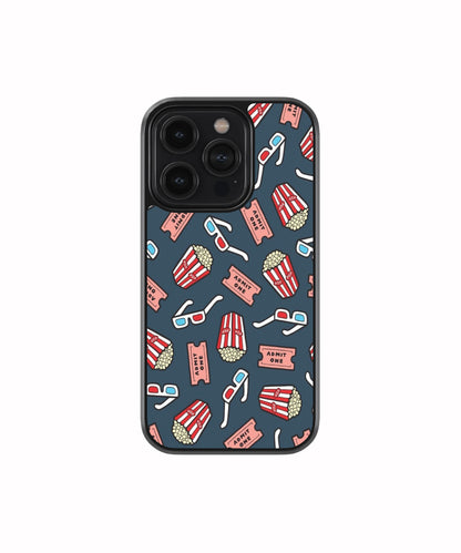 Movie Night Popcorn Pattern phone case