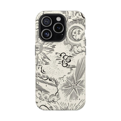 Cosmic Vintage Aesthetic Phone Case.