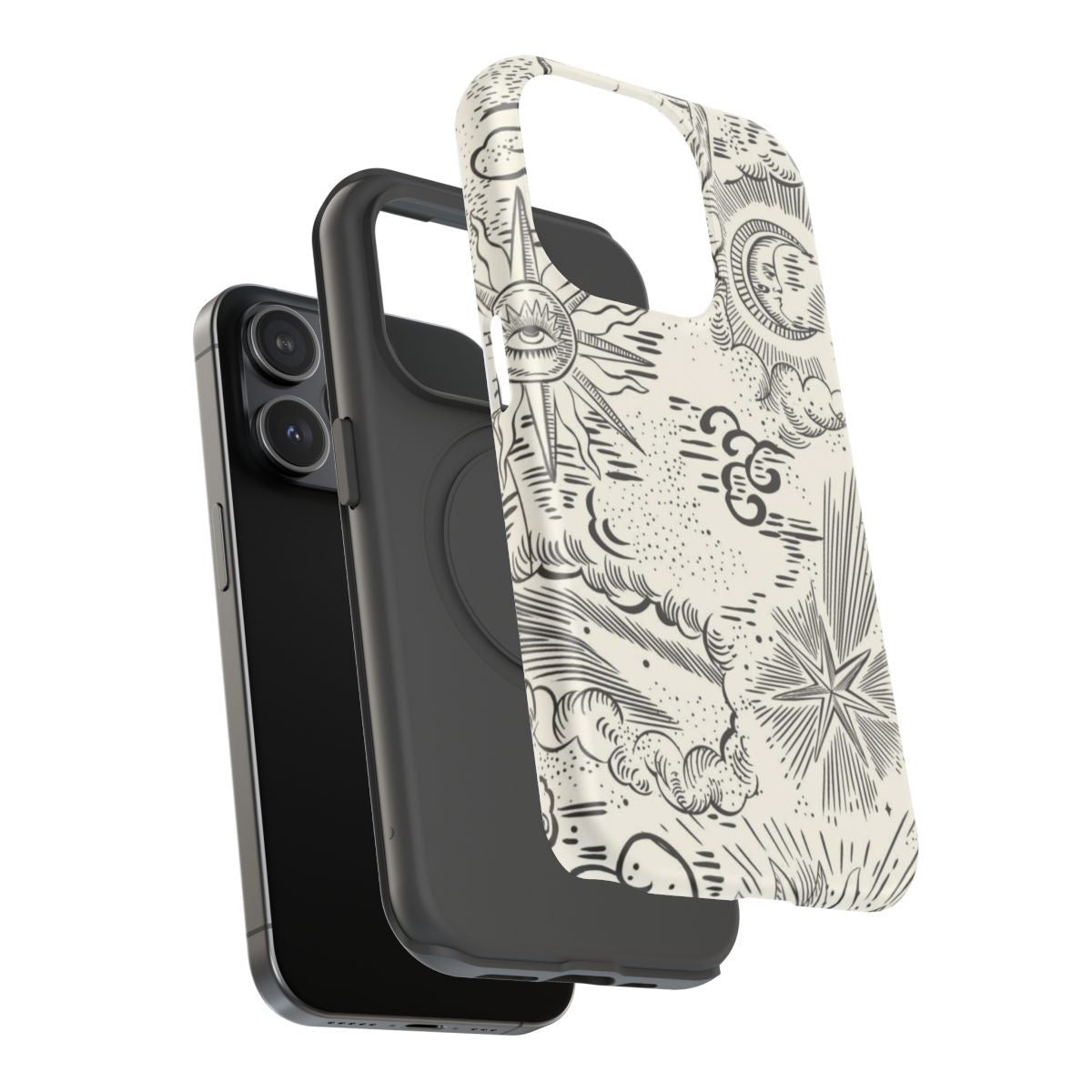 Cosmic Vintage Aesthetic Phone Case.