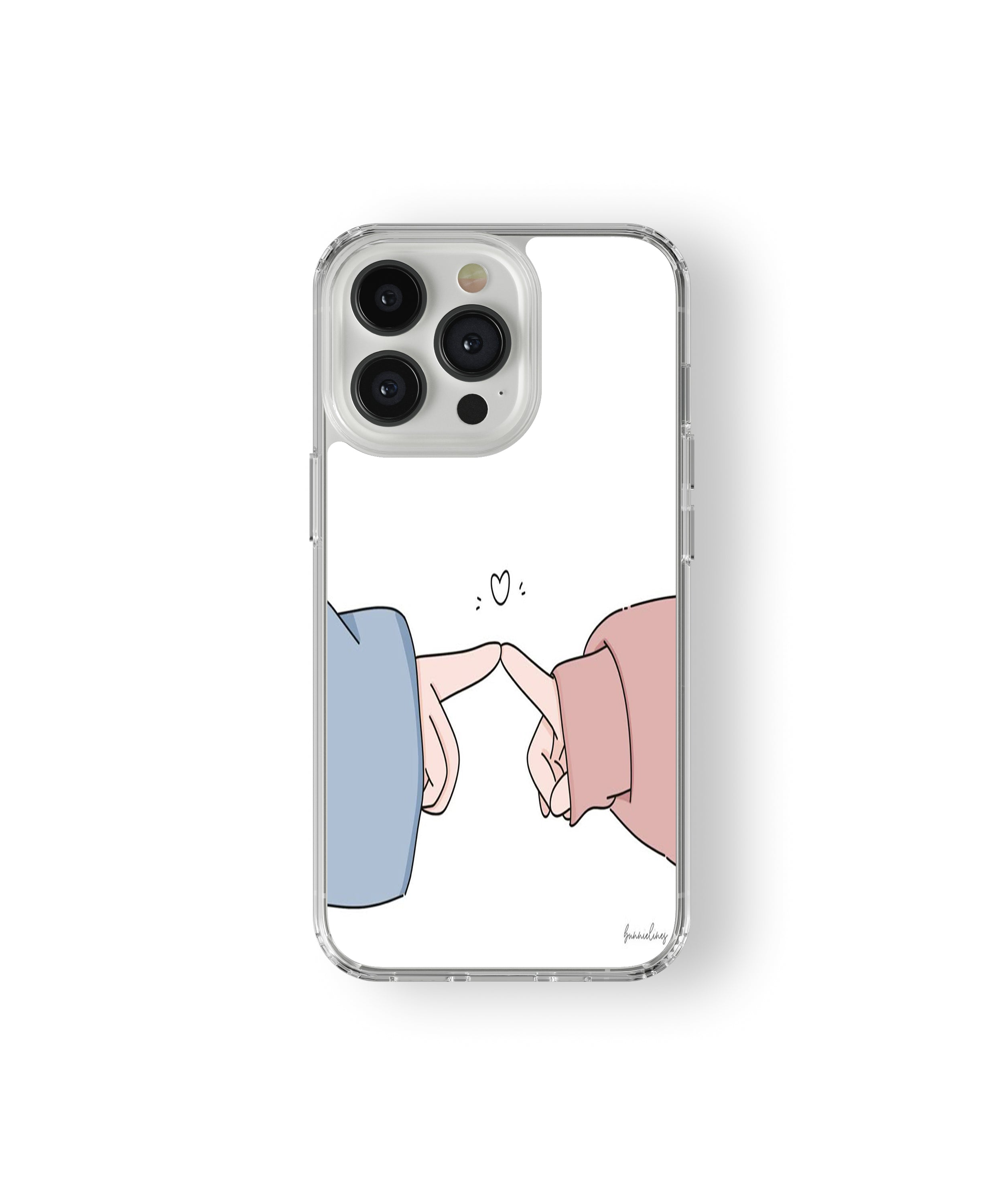 Minimal Love Pinky Promise phone case
