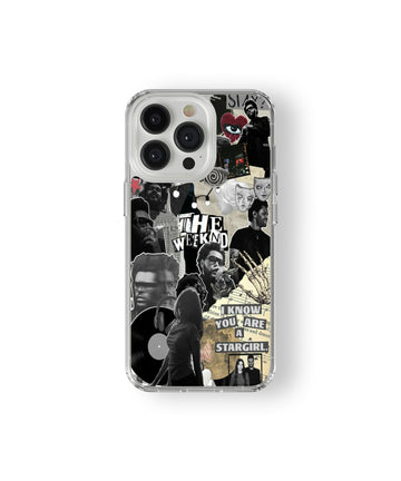 The Weeknd Dark Music Collage phone case