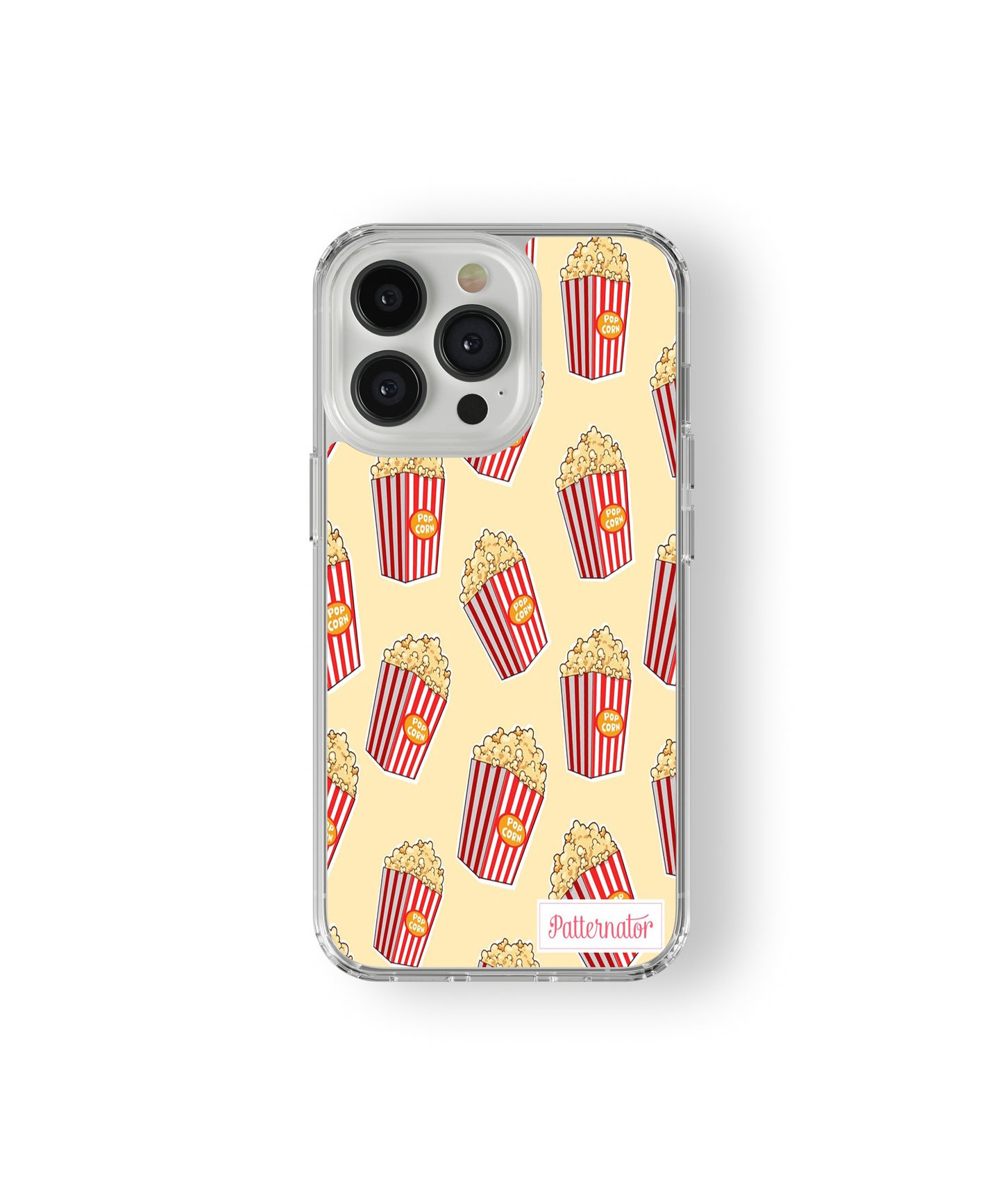 Movie Night Popcorn Pattern Phone Case