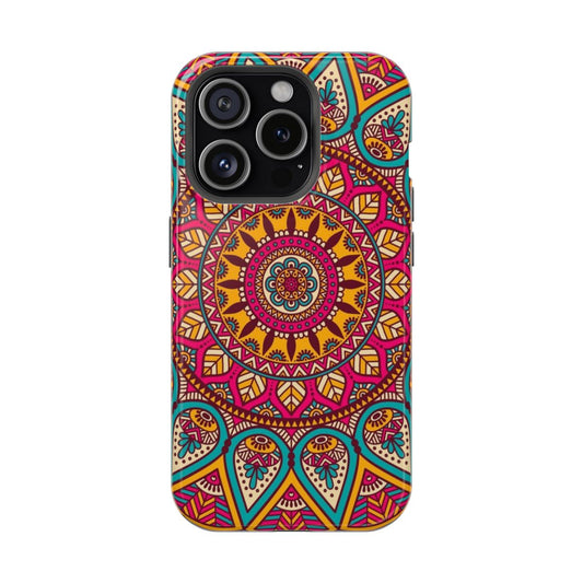Boho Pop Mandala Vibes Phone Case.