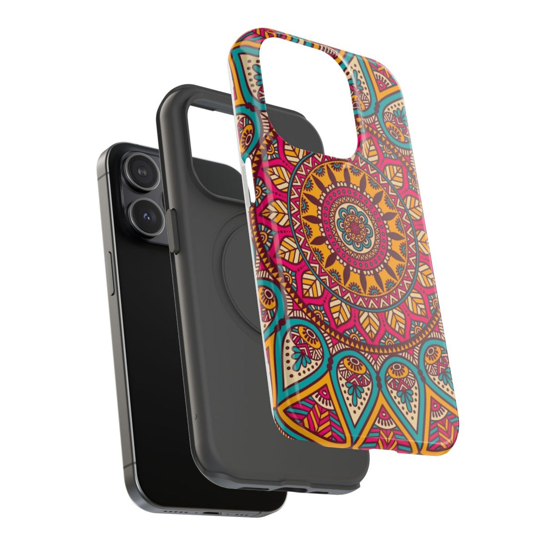 Boho Pop Mandala Vibes Phone Case.