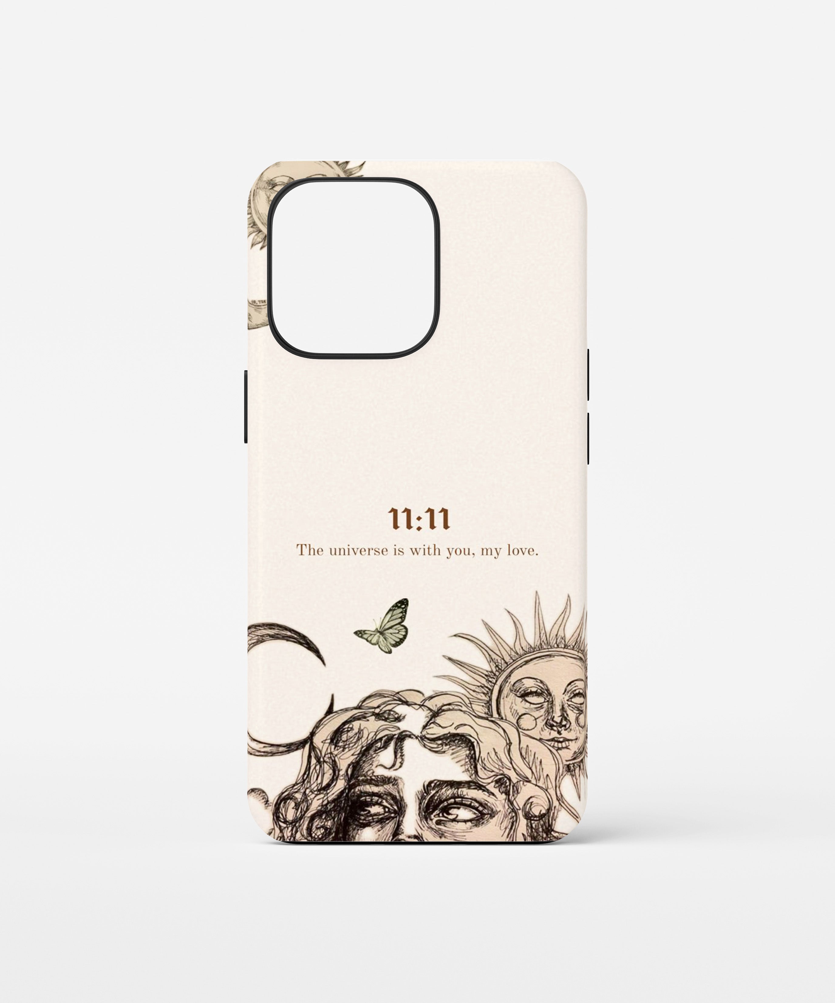11:11 Angelic Sun Moon Phone Case.