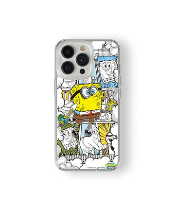 Comic Style SpongeBob Pop Art Phone Case