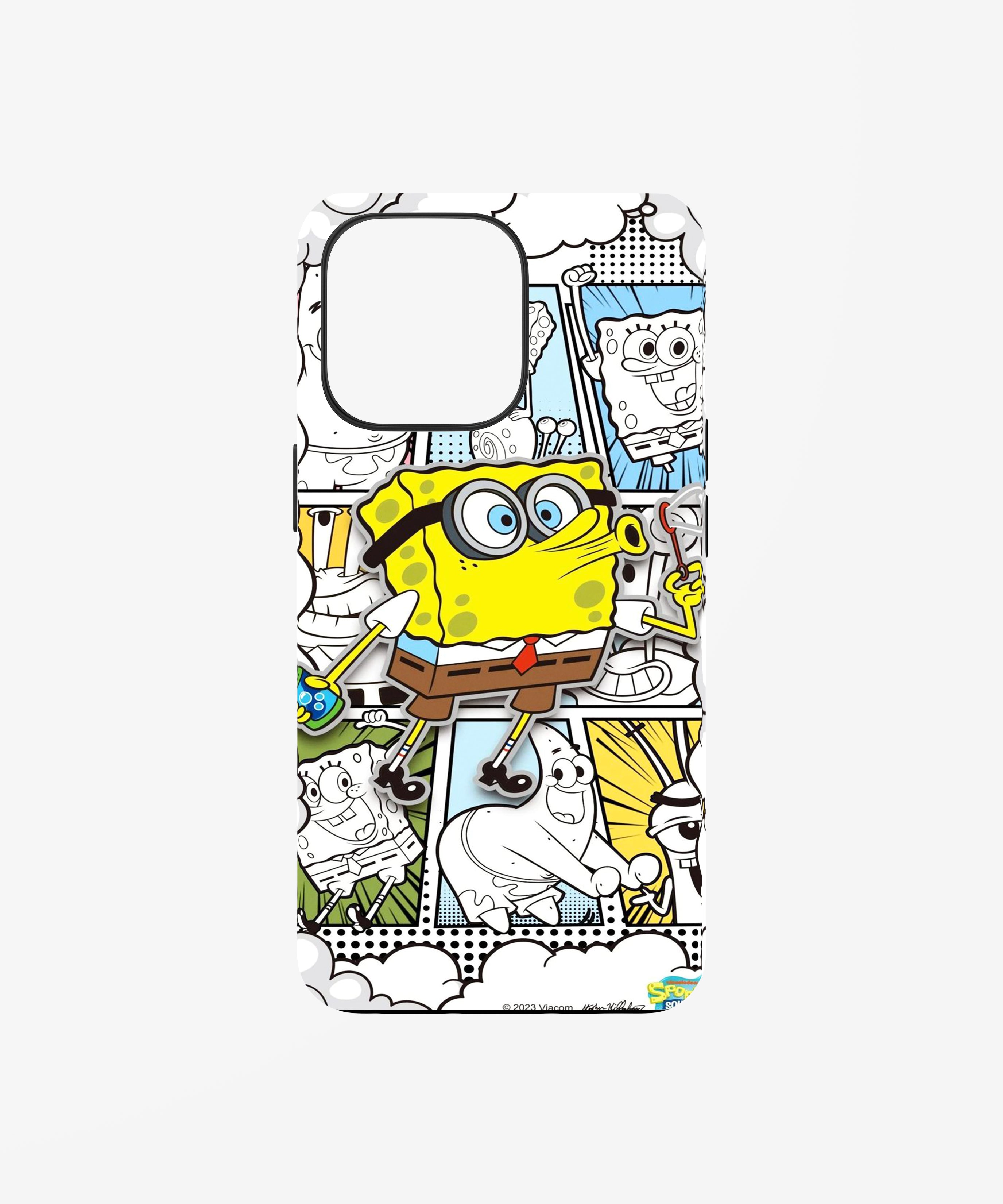Comic Style SpongeBob Pop Art Phone Case