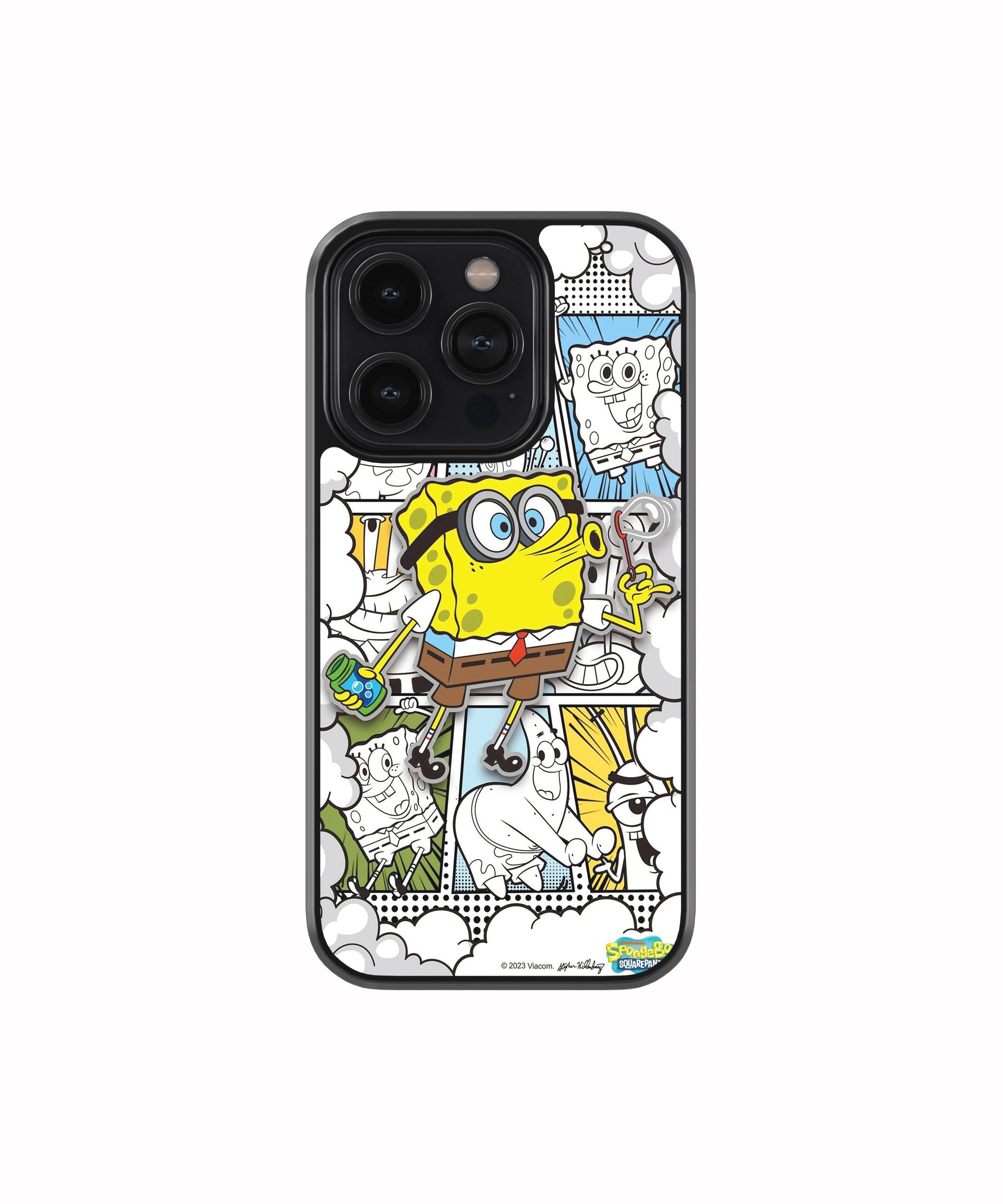 Comic Style SpongeBob Pop Art Phone Case