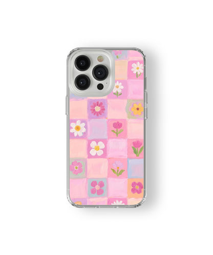 Pastel Bloom Checker Phone Case.