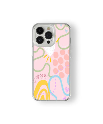 Cute Doodle Pop Phone Case.
