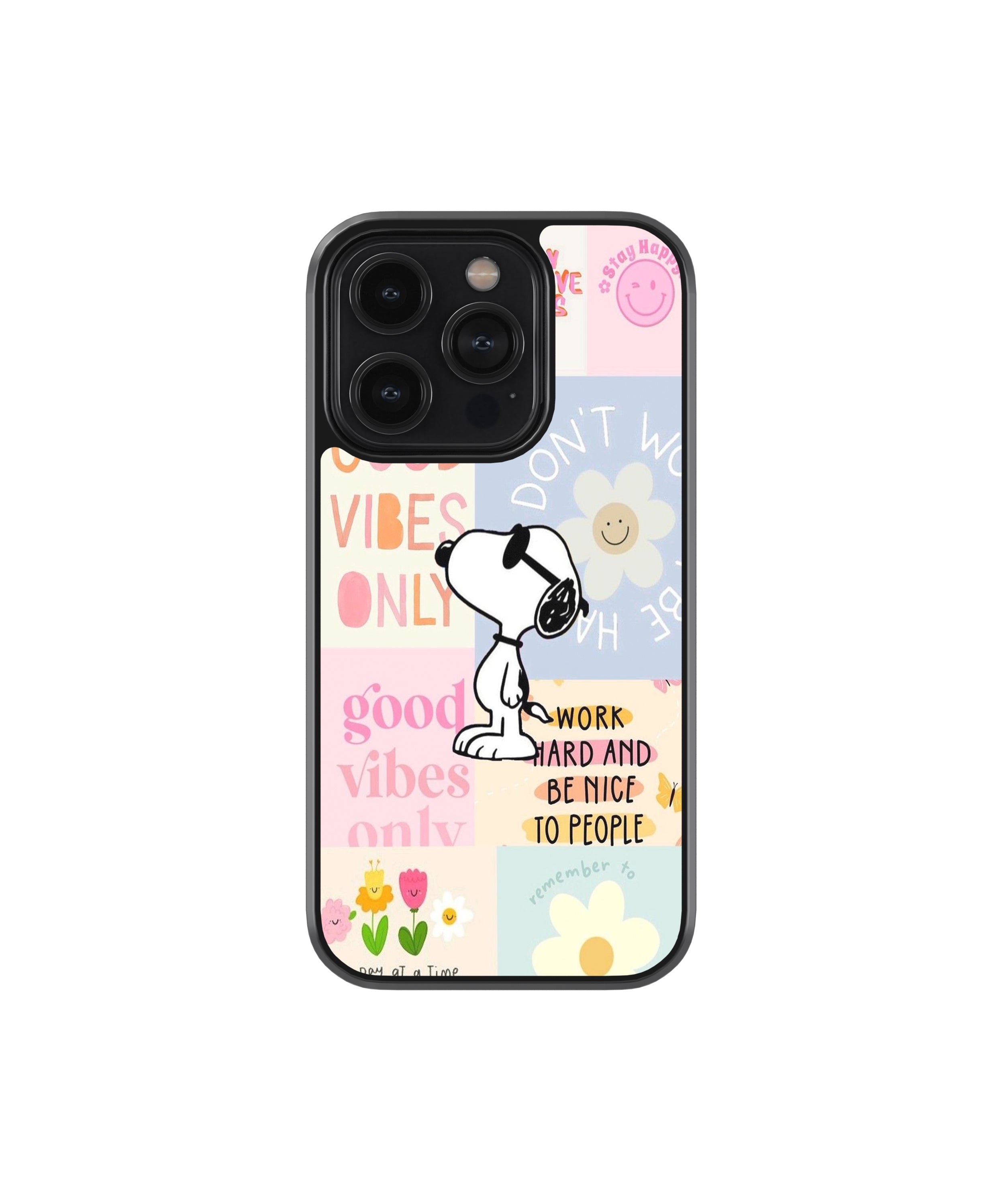 Snoopy Good Vibes Phone Case.