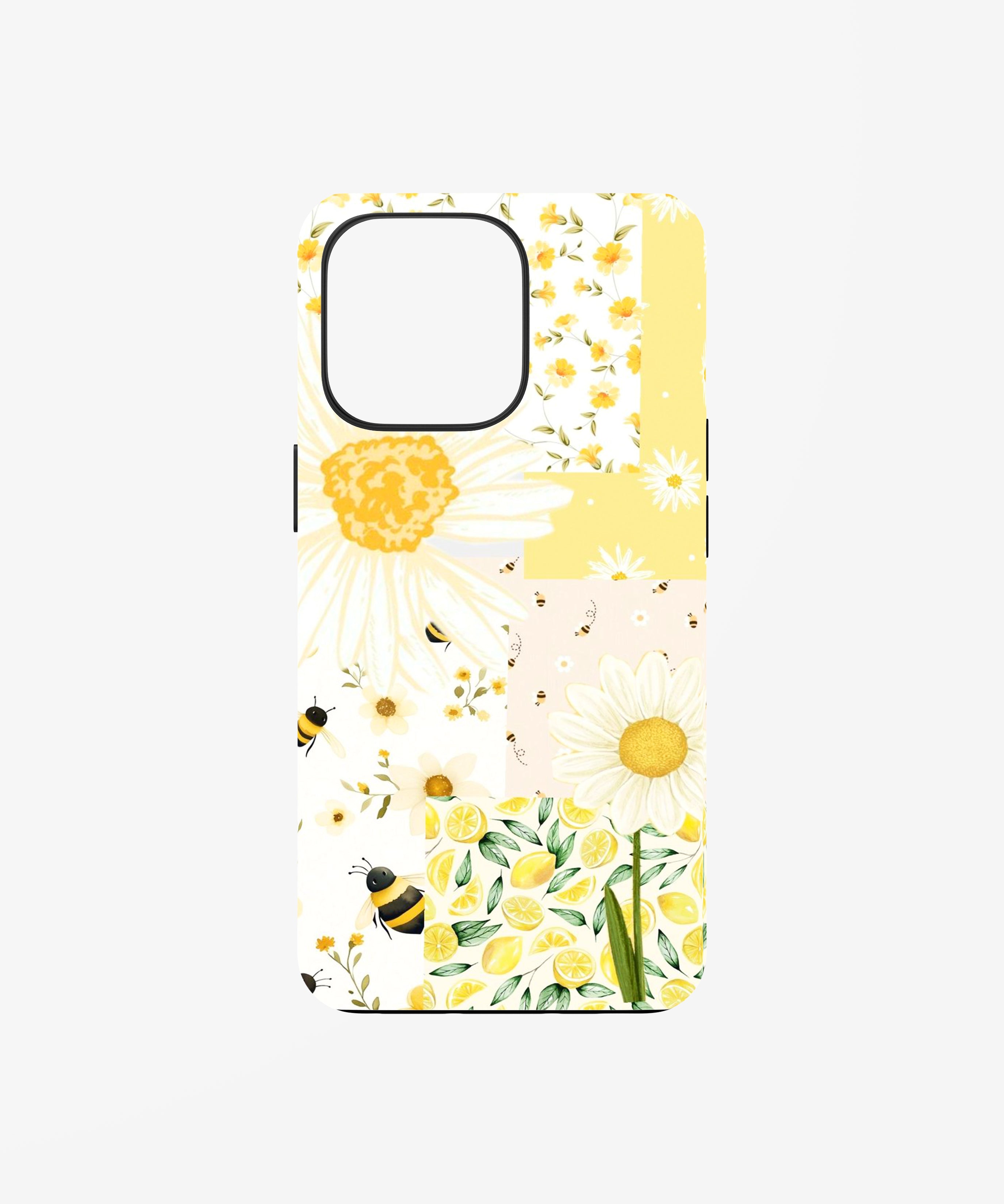Sunny Daisy Bee Phone Case.