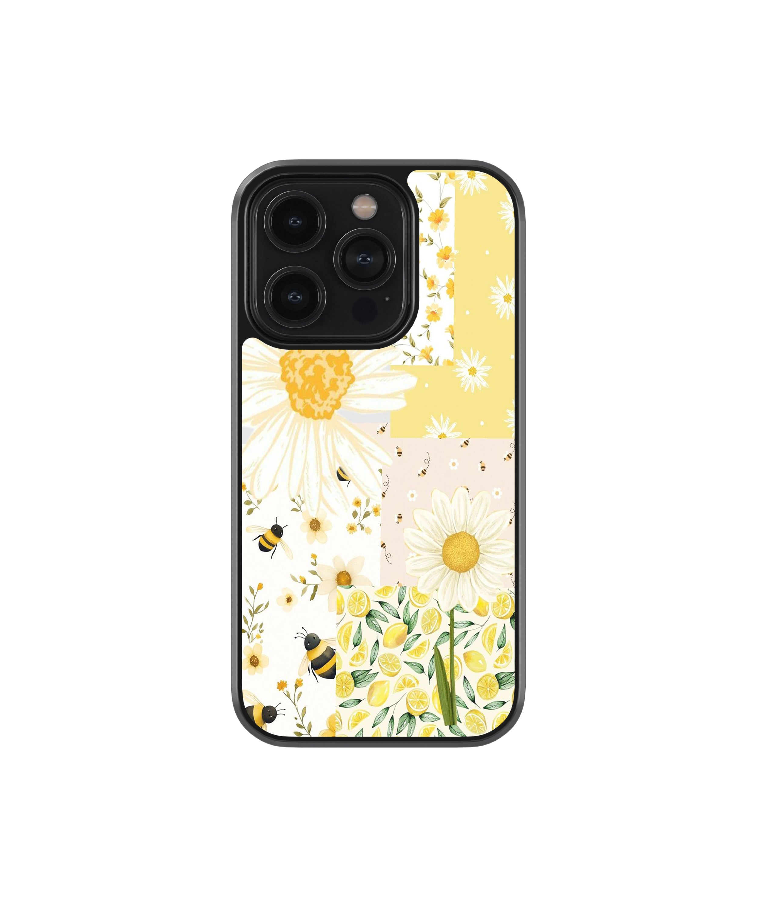Sunny Daisy Bee Phone Case.