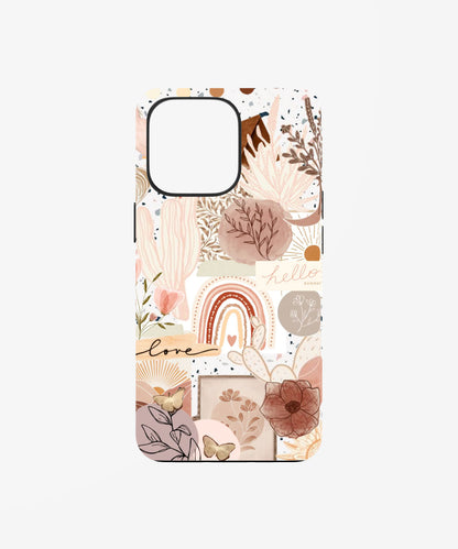 Boho Love Collage Phone Case.