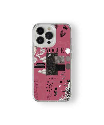 Vogue Pink Collage Phone Case.