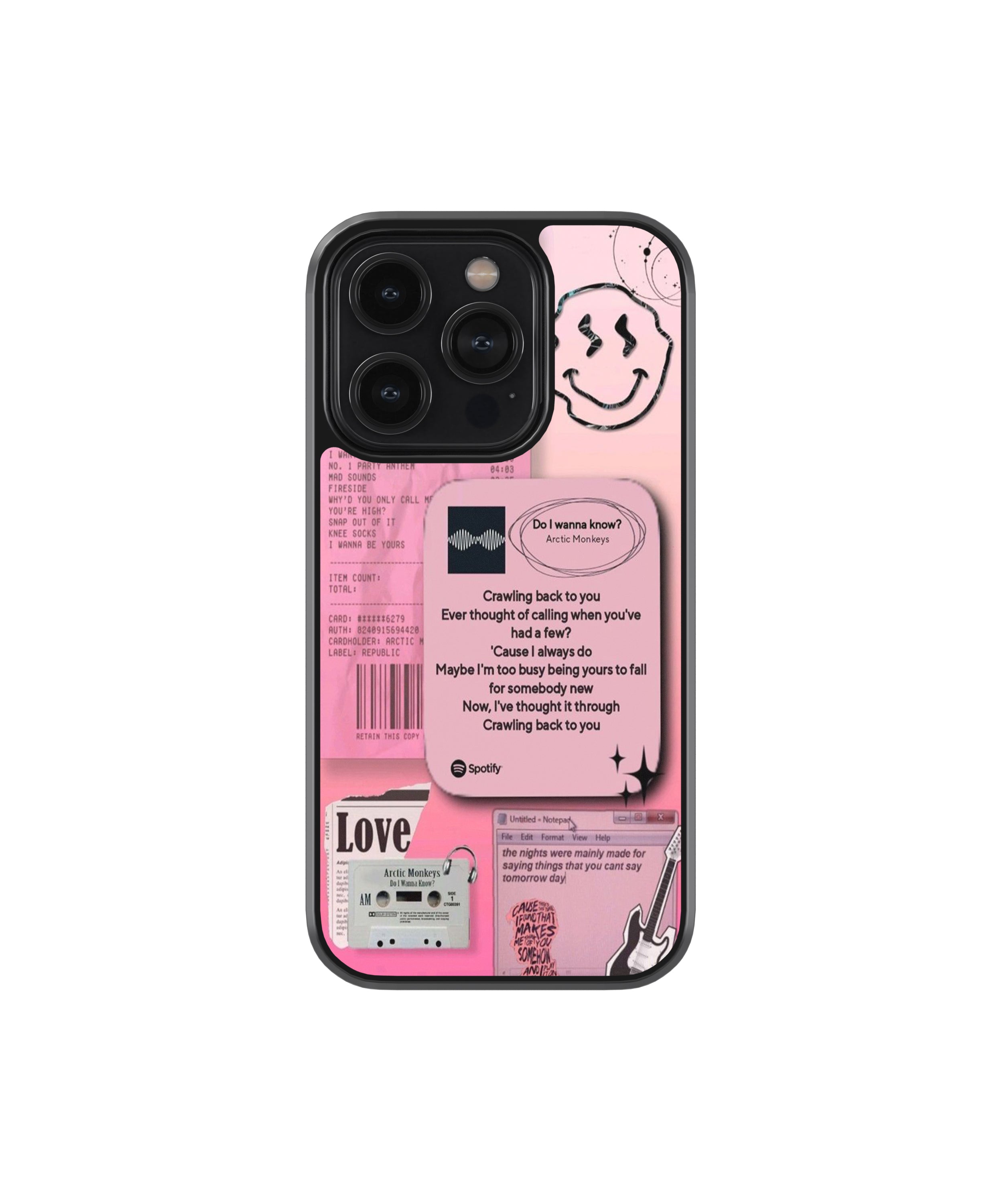 Indie Music Pink Phone Case.