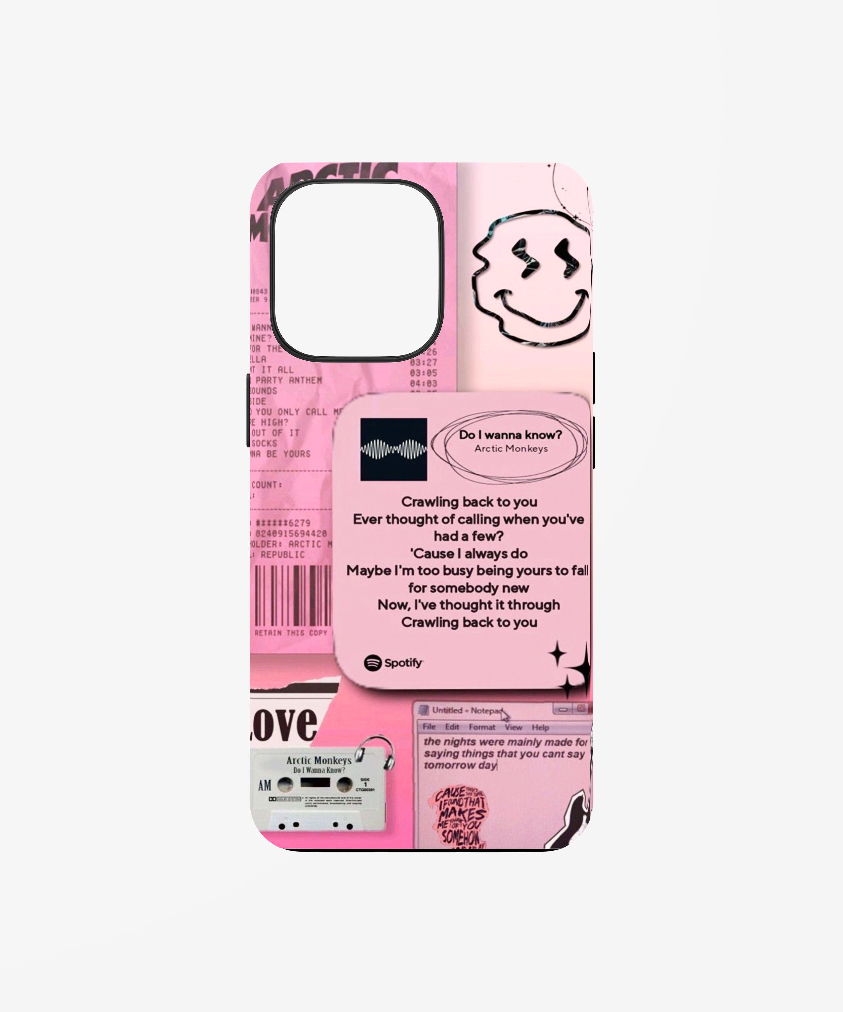 Indie Music Pink Phone Case.