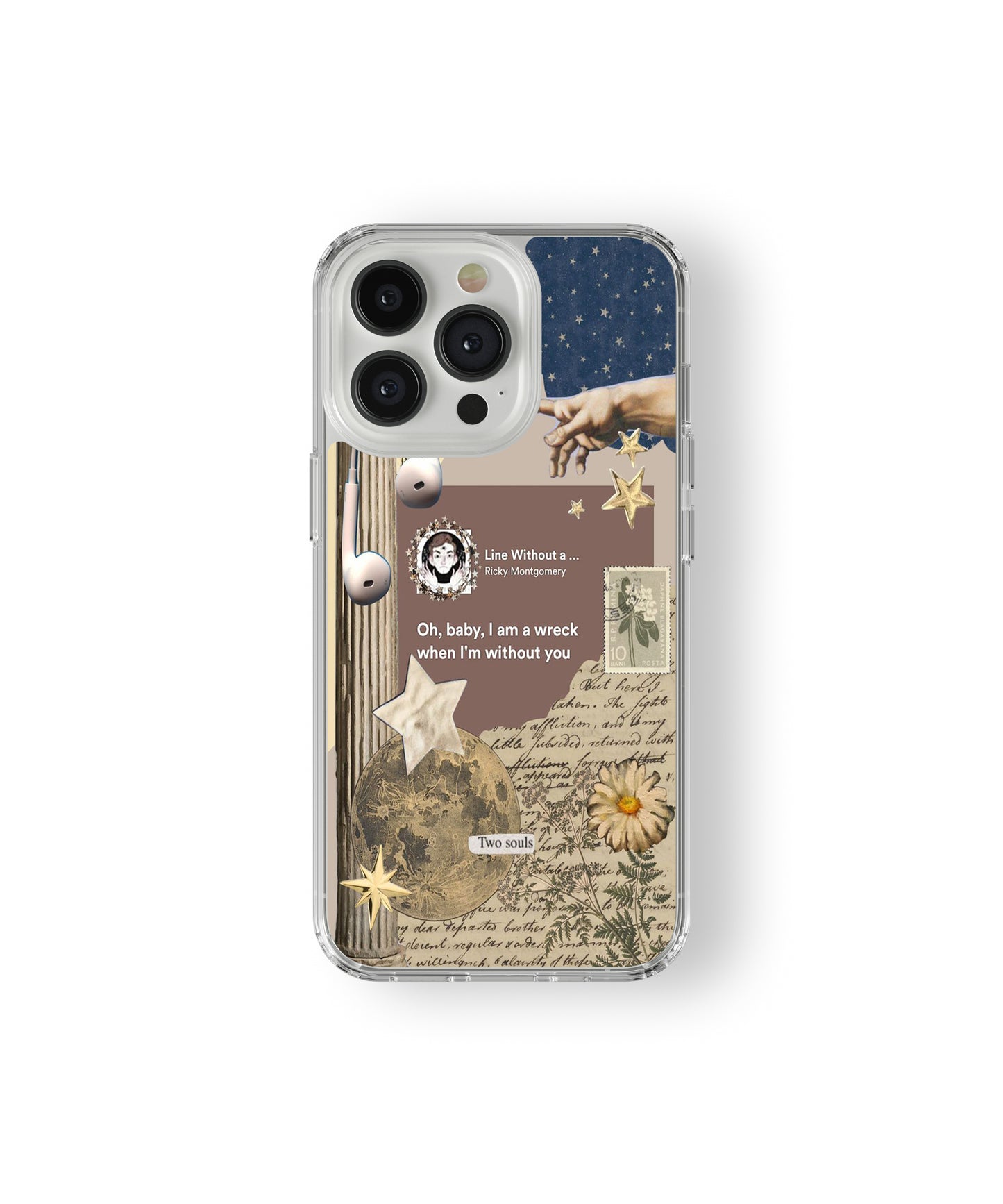 Vintage Soul Collage Phone Case.