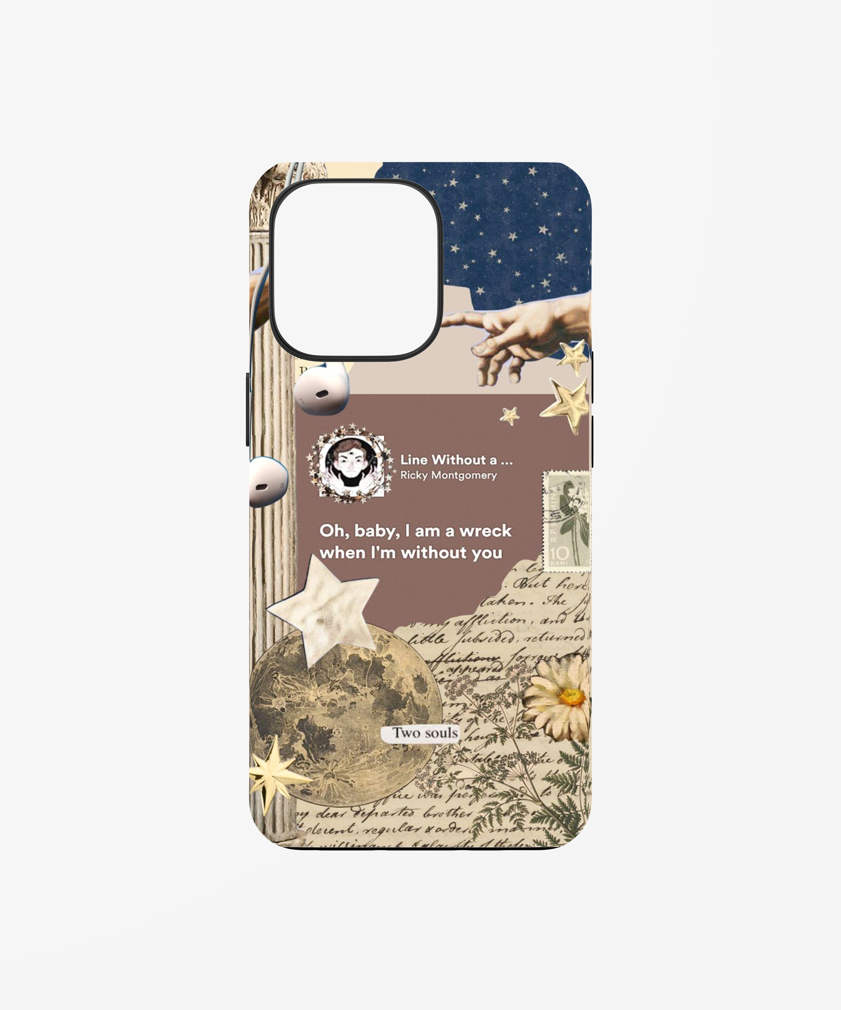 Vintage Soul Collage Phone Case.