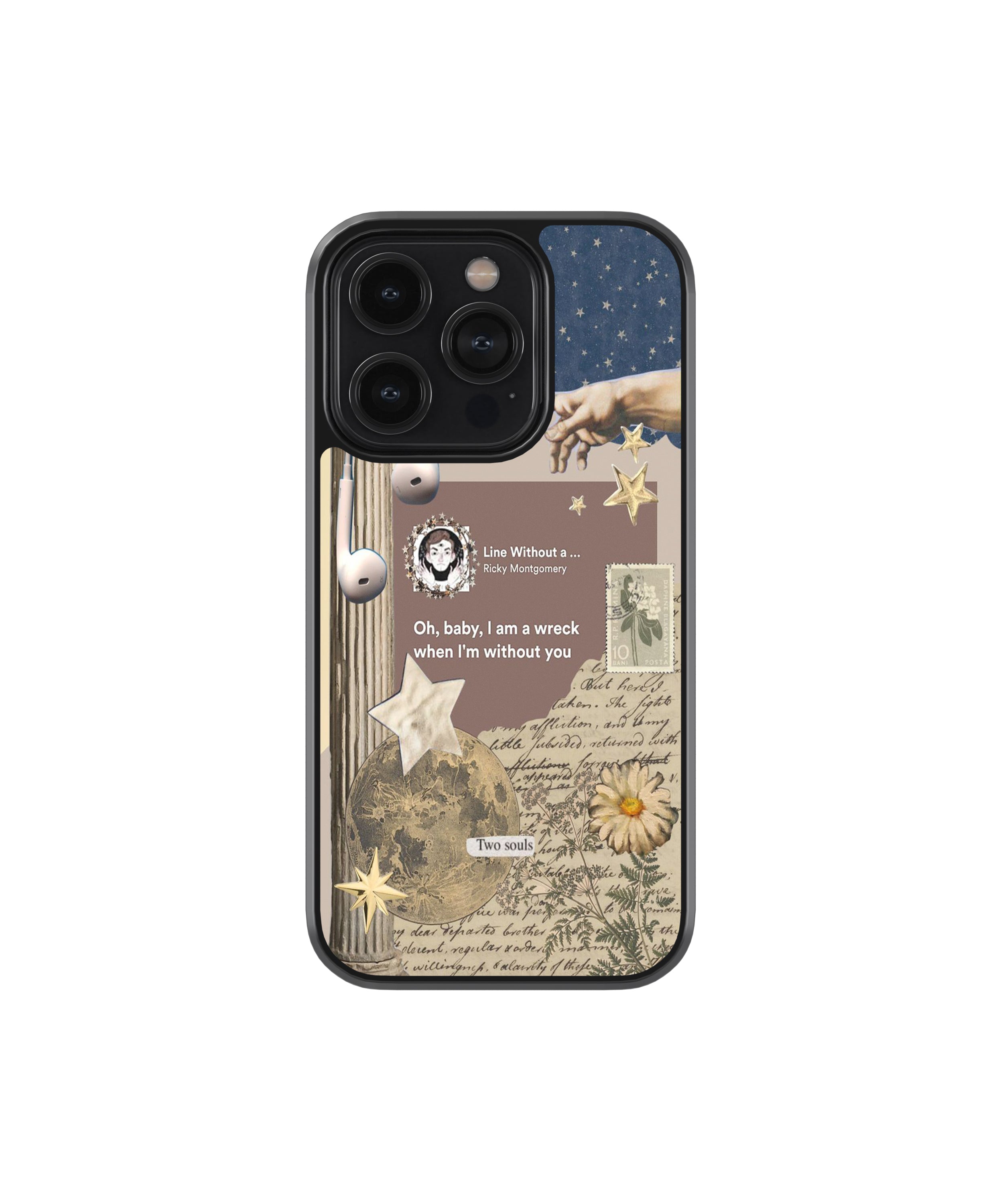 Vintage Soul Collage Phone Case.