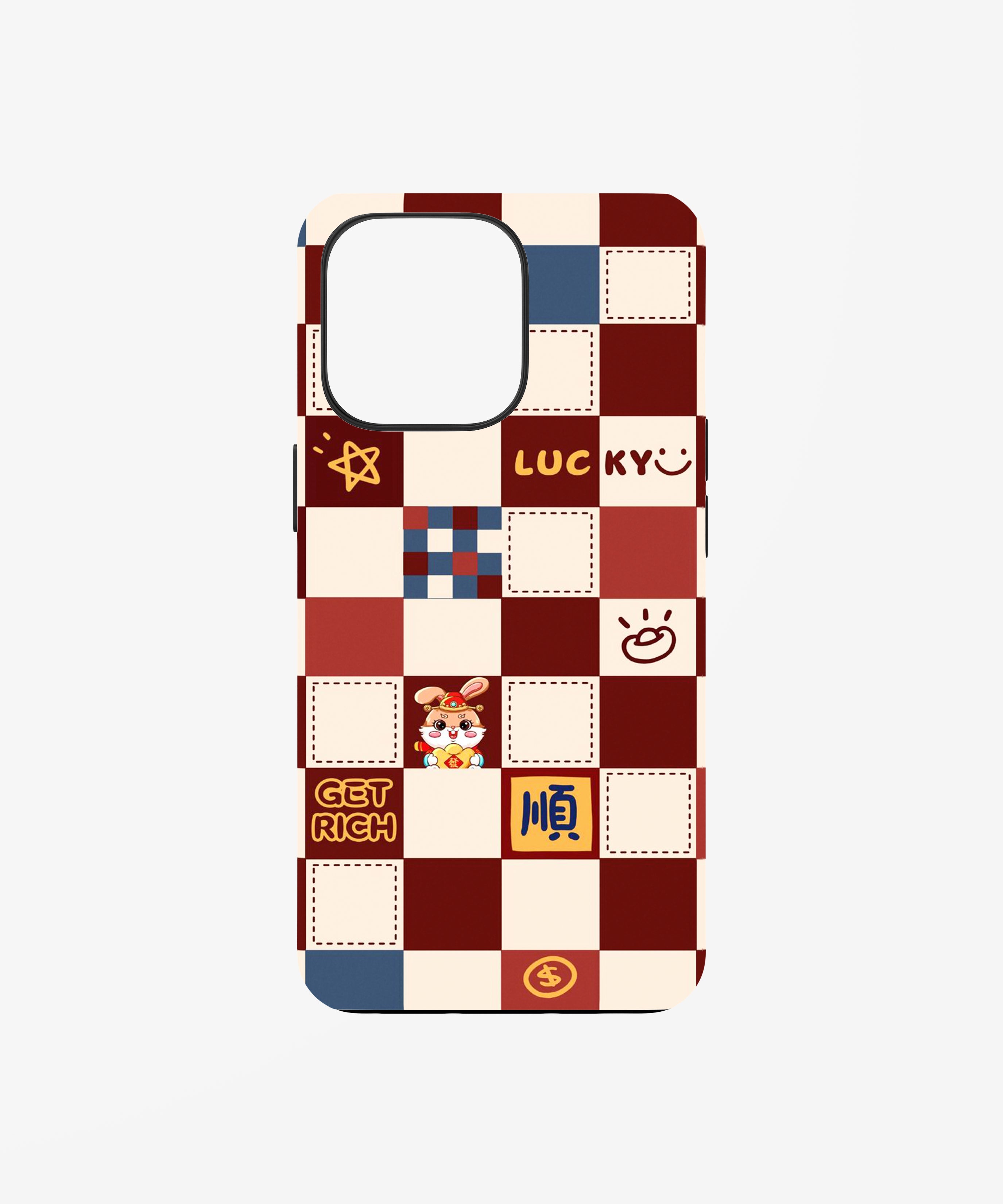 Lucky Checker Cute Phone Case.