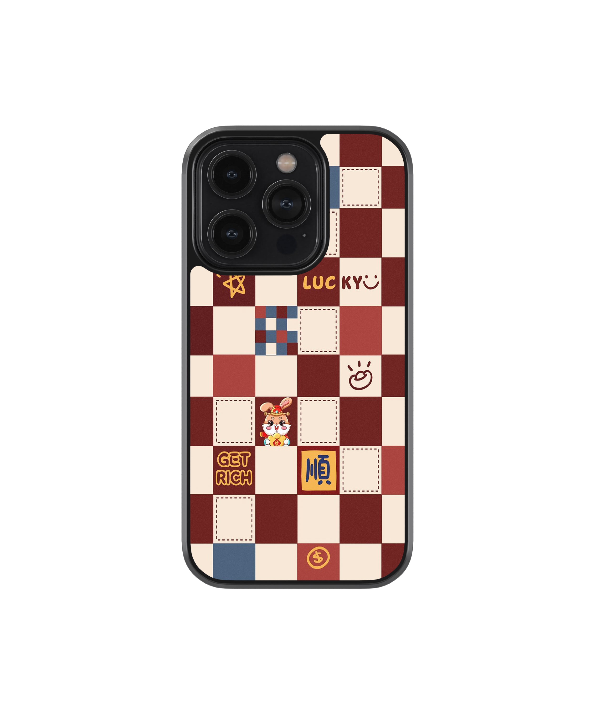 Lucky Checker Cute Phone Case.