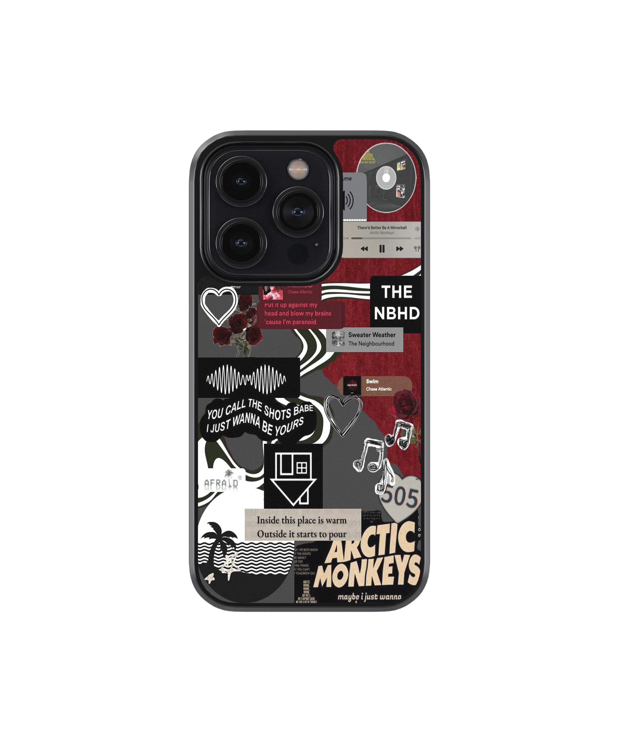 Indie Music Moodboard Phone Case.