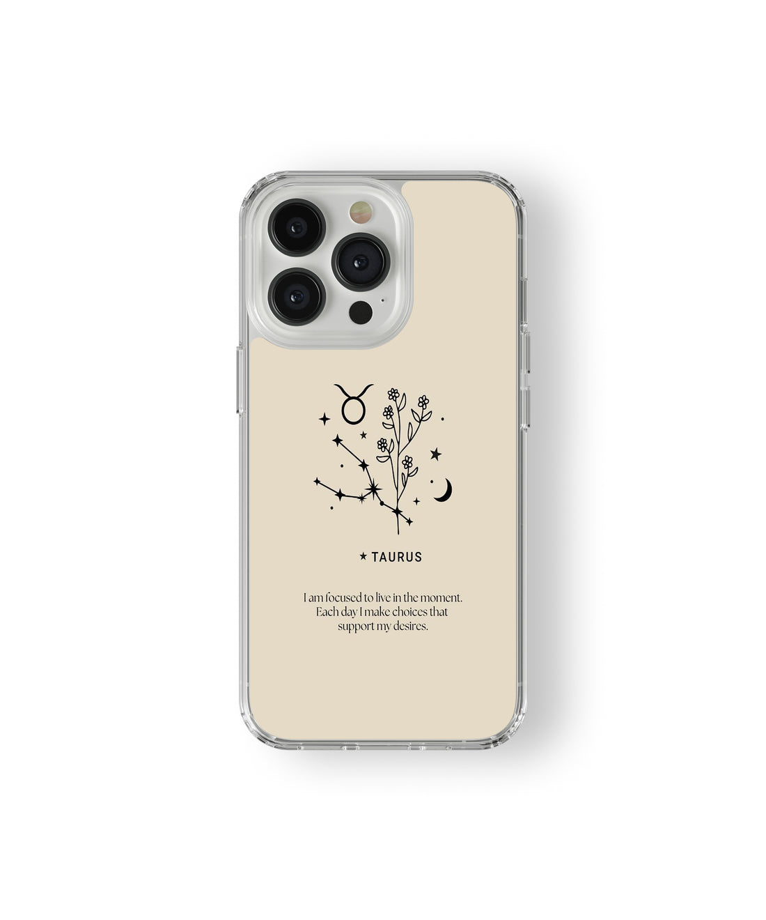 Clean Taurus Zodiac Phone Case.