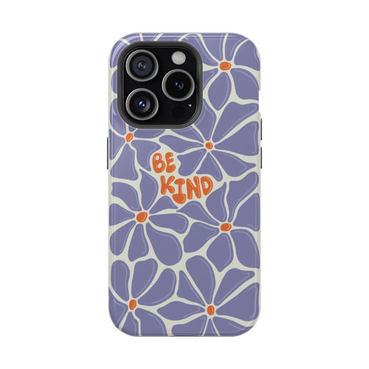 Be Kind Retro Flower Power Phone Case.