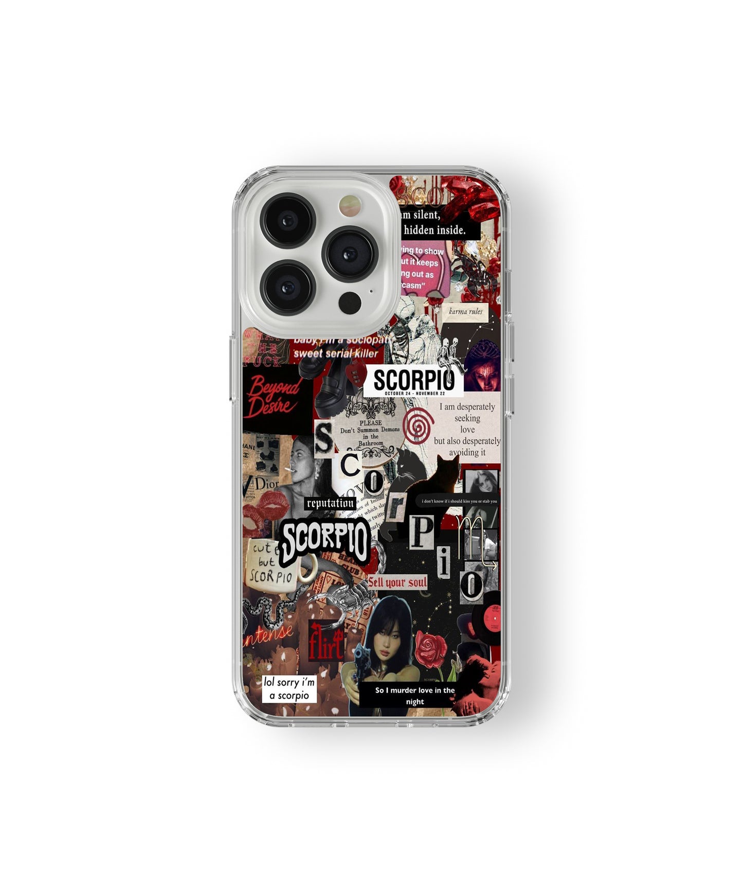 Scorpio Collage Phone Case.