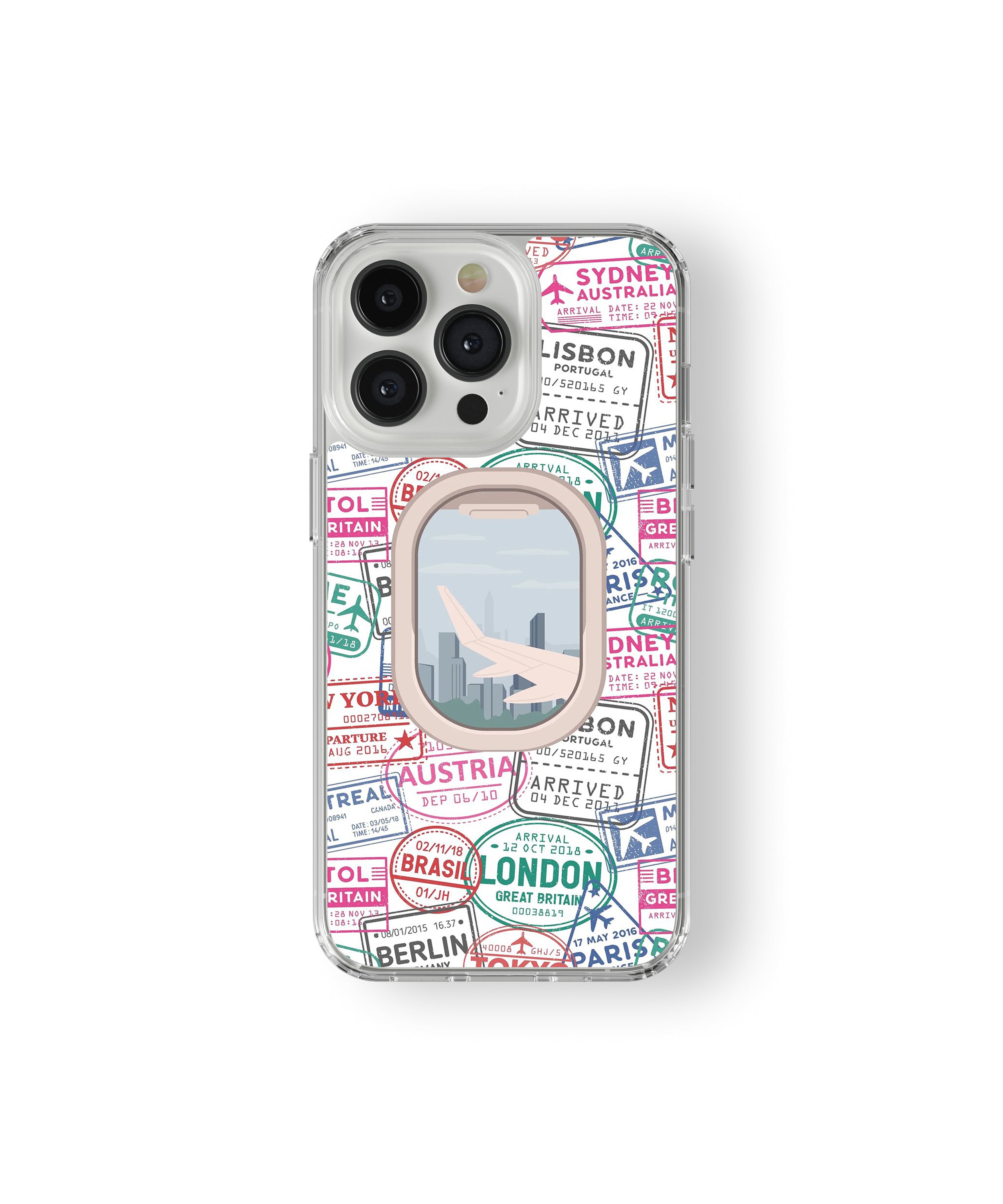 Passport Stamp Travel Vibes Phone Case.
