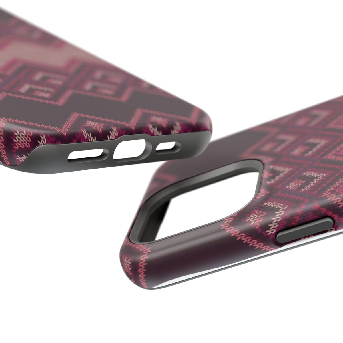 Retro Knit Pattern Phone Case.