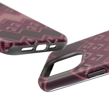 Retro Knit Pattern Phone Case.