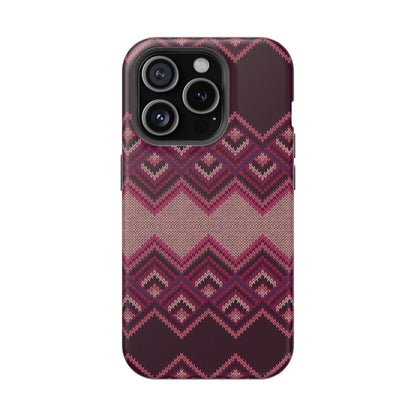 Retro Knit Pattern Phone Case.