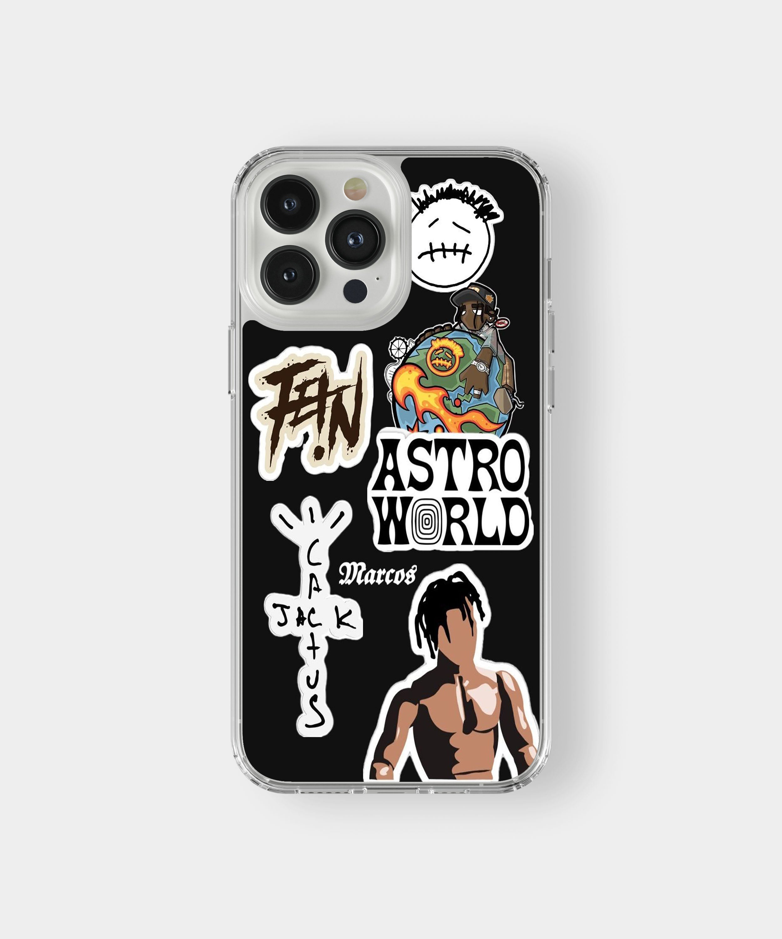 Rapper Travis Scott Inspired Phone Case.