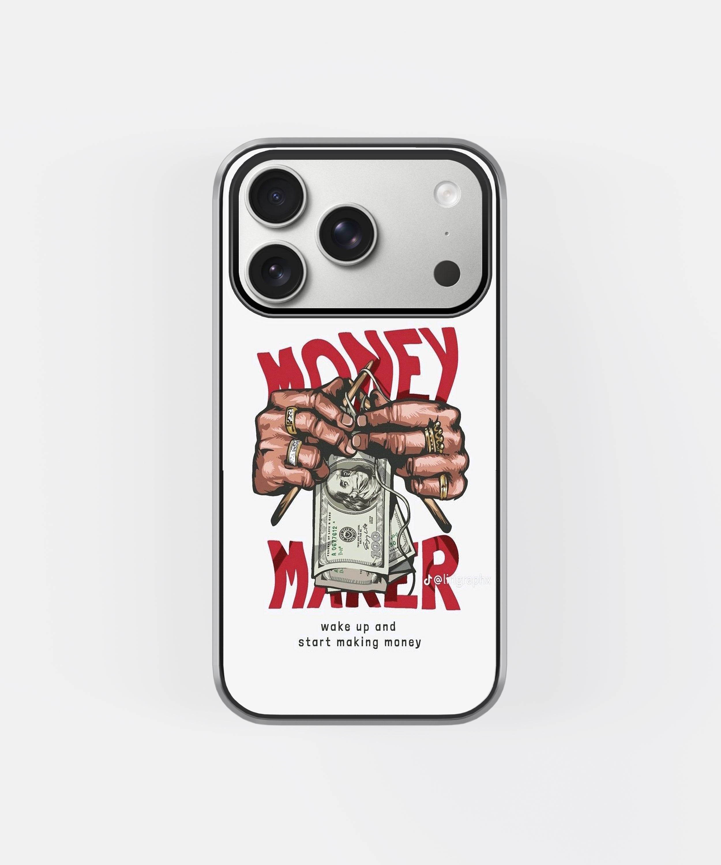 Money Mindset Hustle Phone Case.