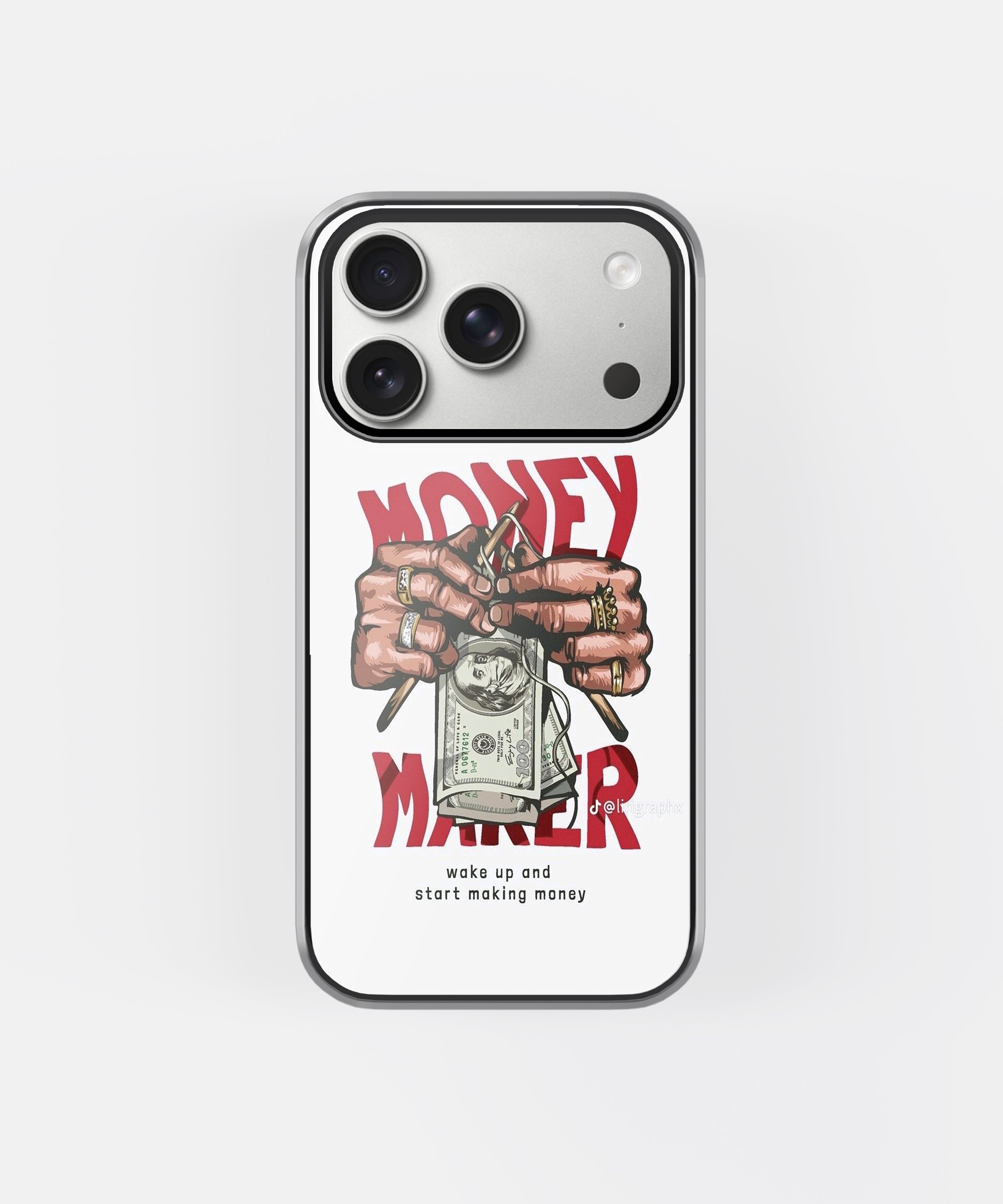 Money Mindset Hustle Phone Case.