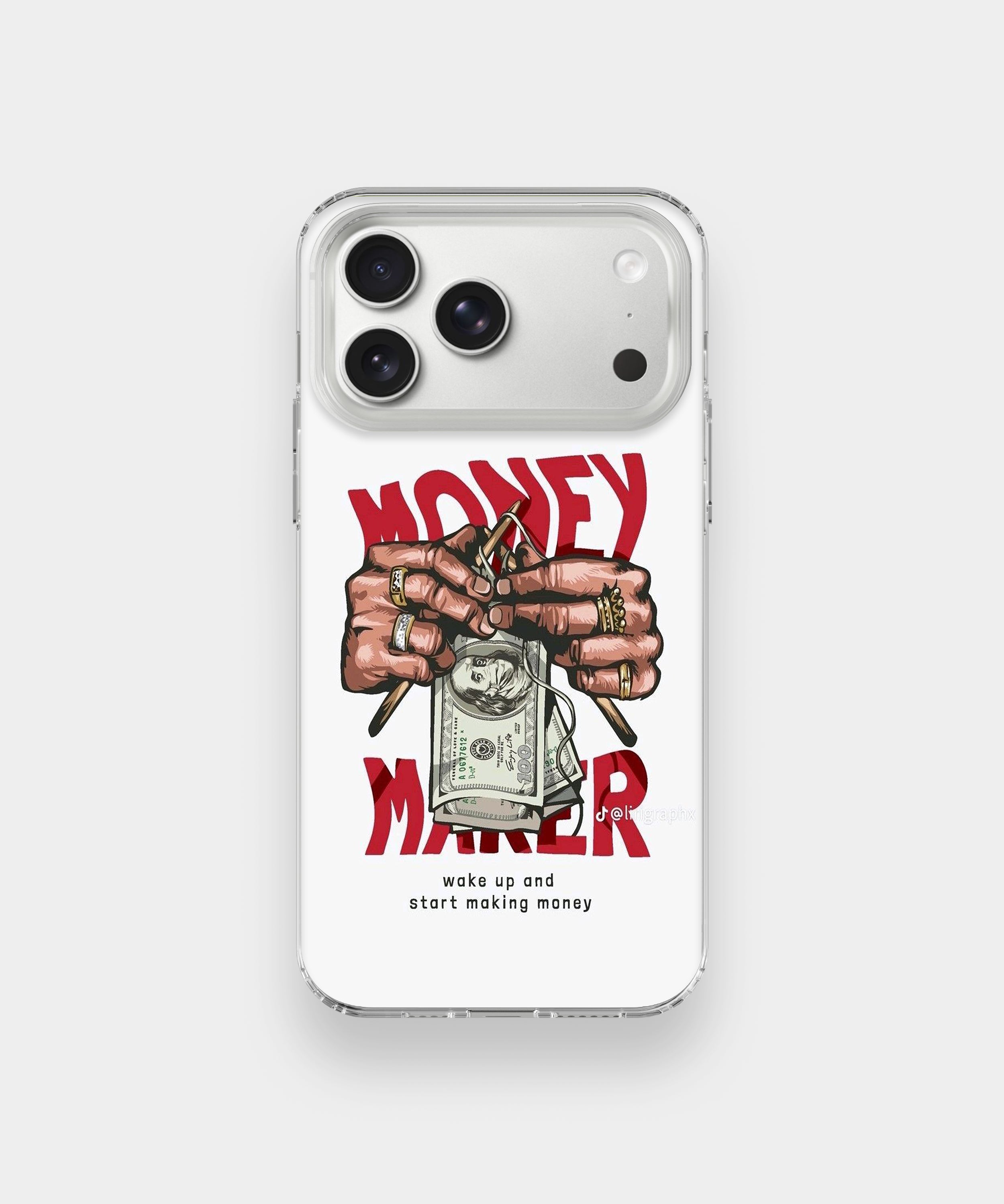 Money Mindset Hustle Phone Case.