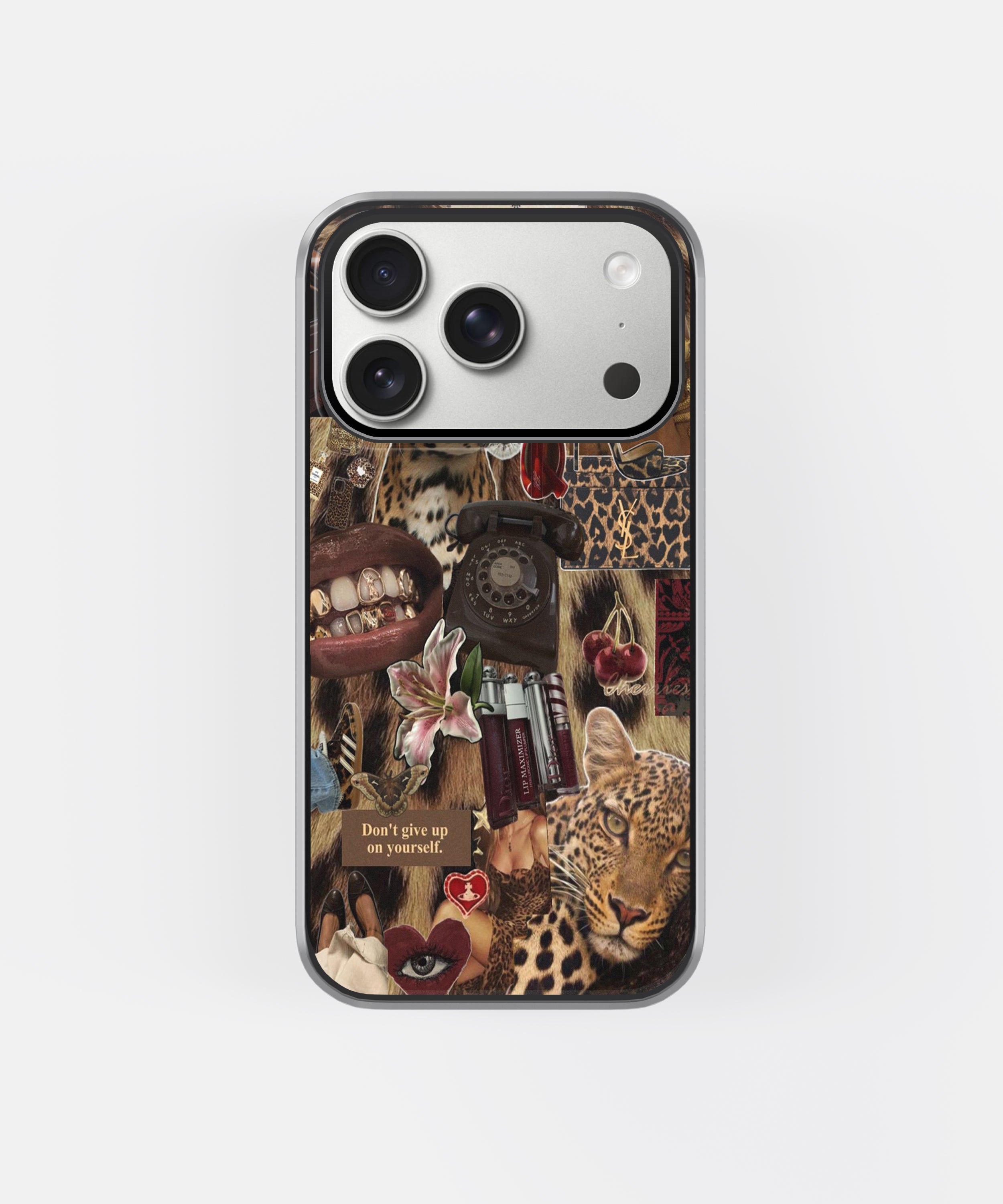 Wild Leopard Luxe Retro Glam Phone Case.